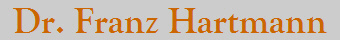 Dr. Franz Hartmann