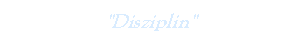 "Disziplin"