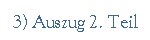 3) Auszug 2. Teil