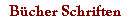 Bücher Schriften